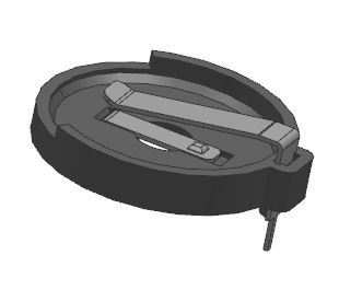 CR2450 리튬 동전형 전지 홀더 DIP/THM